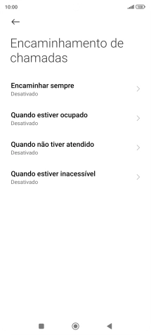 Prima a tecla de início para terminar e voltar ao ecrã inicial.