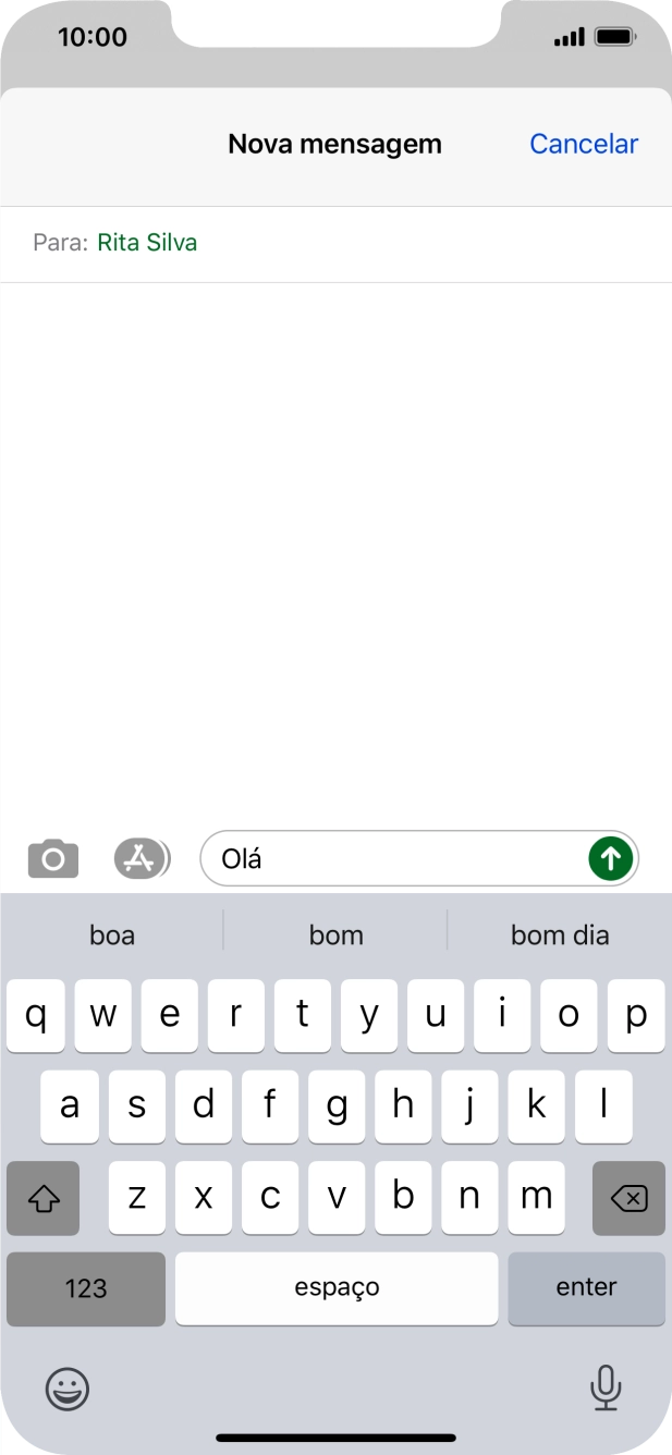 Prima o ícone de apps.