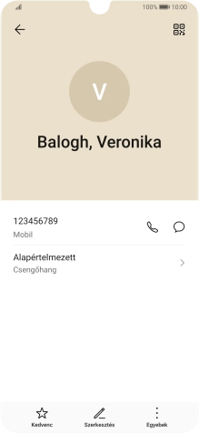 Húzd az ujjad felfelé a kijelző aljáról, hogy visszatérj a kezdőképernyőhöz.