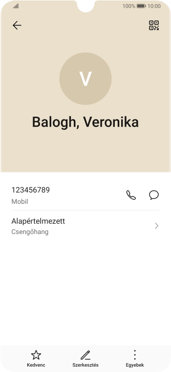Húzd az ujjad felfelé a kijelző aljáról, hogy visszatérj a kezdőképernyőhöz.