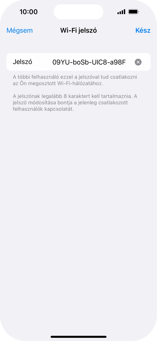 Válaszd a Kész lehetőséget.