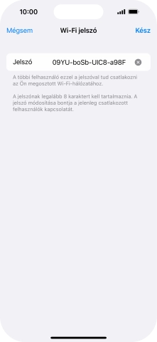 Válaszd a Kész lehetőséget.