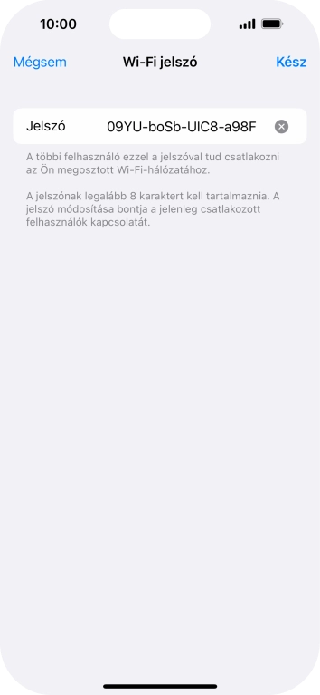 Válaszd a Kész lehetőséget.