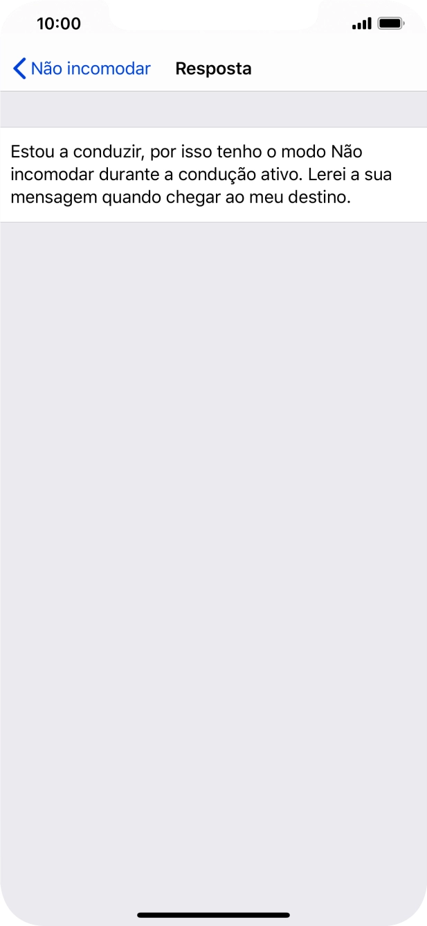 Para voltar ao ecrã inicial, deslize o dedo de baixo para cima a partir da base do ecrã.