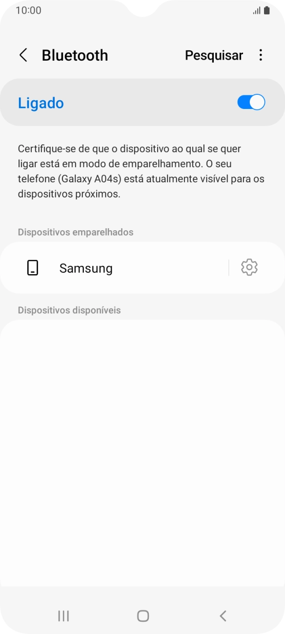 Prima a tecla de início para terminar e voltar ao ecrã inicial.