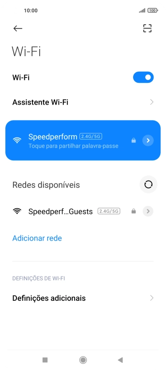 Prima a tecla de início para terminar e voltar ao ecrã inicial.