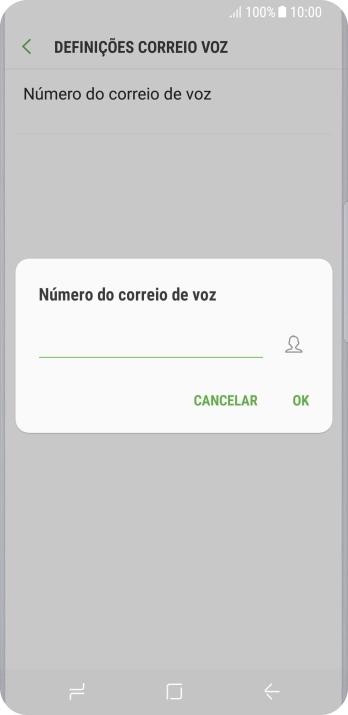 Introduza 123 e prima OK.