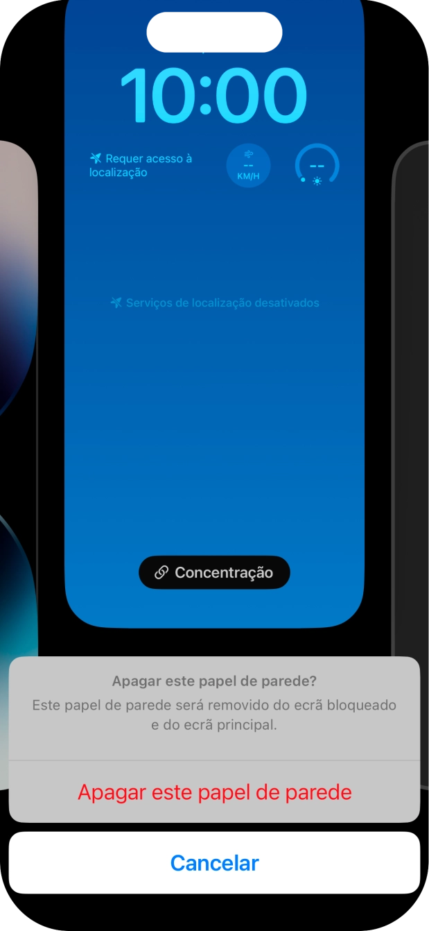 Prima Apagar este papel de parede.