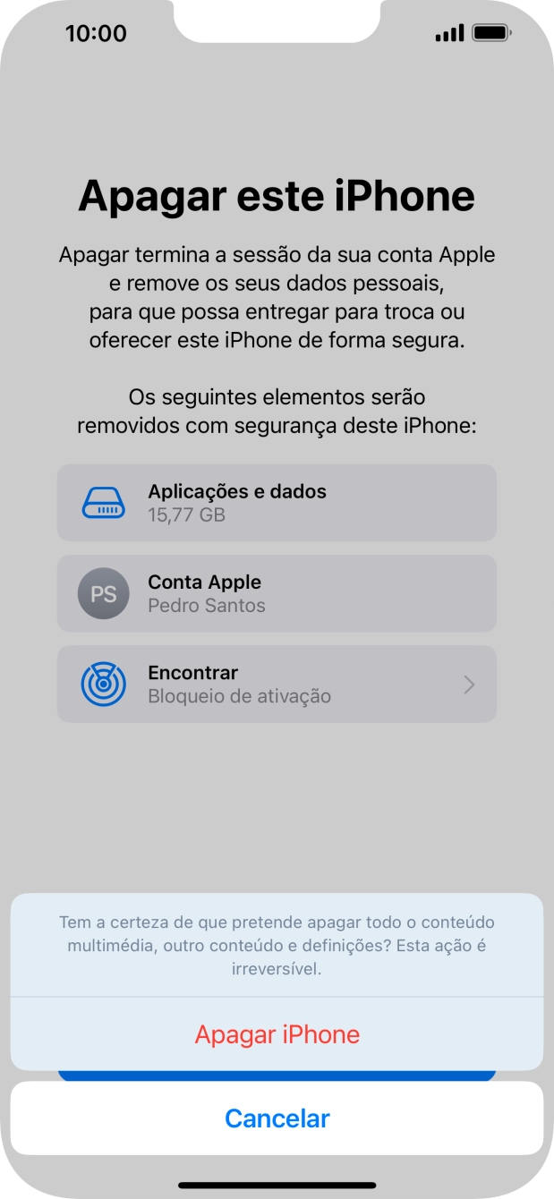 Prima Apagar iPhone.
