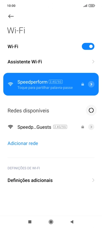 Prima a tecla de início para terminar e voltar ao ecrã inicial.