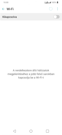 Kattints a csúszkára a funkció bekapcsolásához.