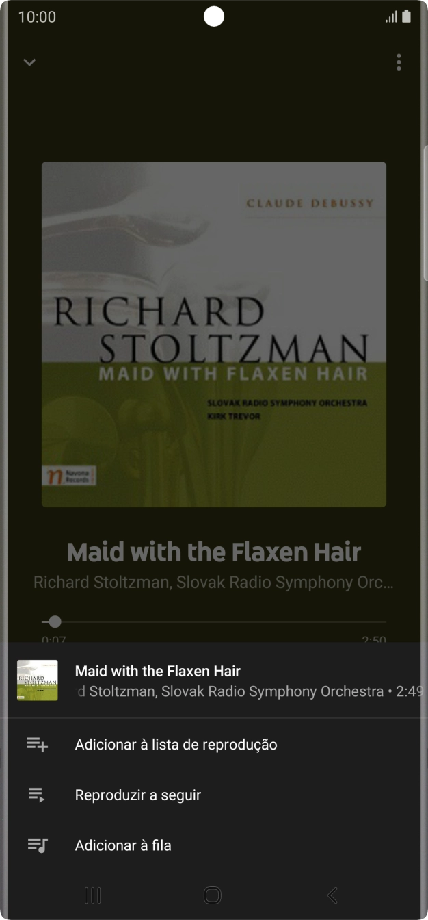 Prima Adicionar à lista de reprodução.