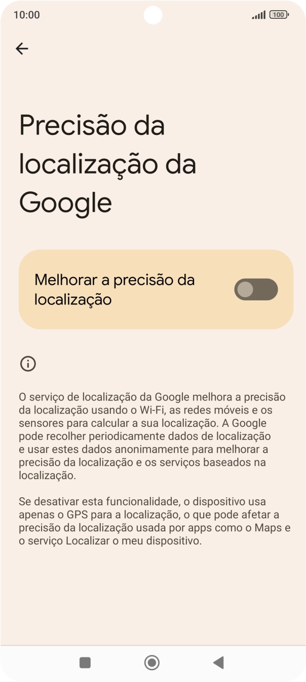 Se premir o indicador junto a 