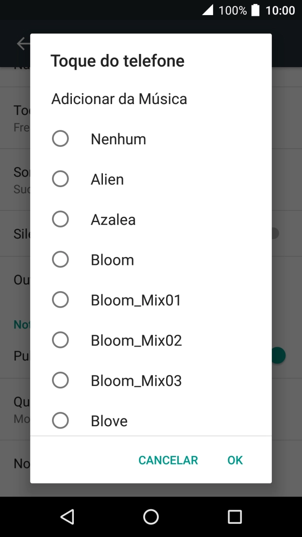 Prima Adicionar da Música.