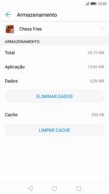 Prima LIMPAR CACHE.