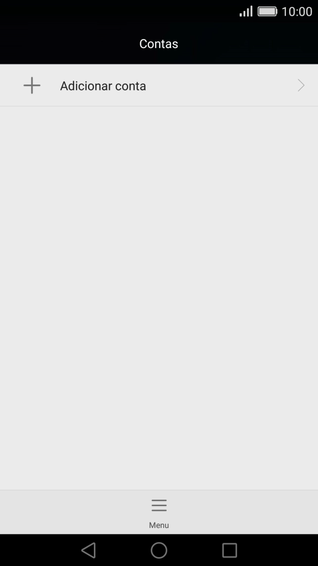 Prima Adicionar conta.