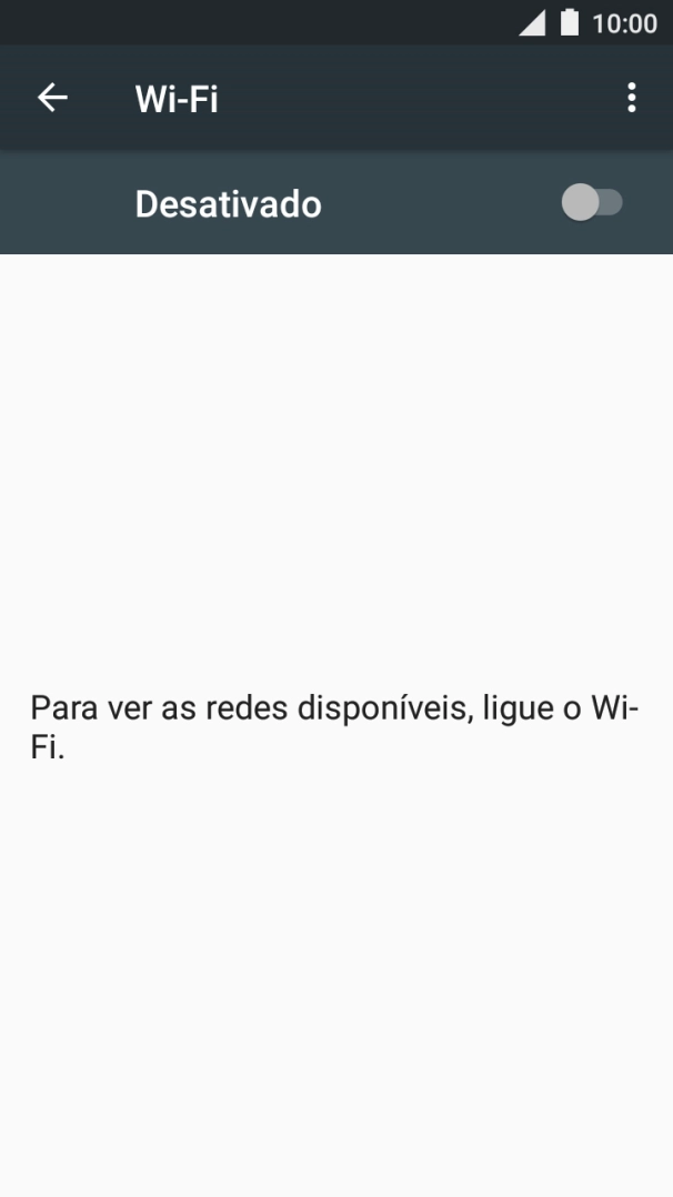 Prima o indicador para ativar a função.