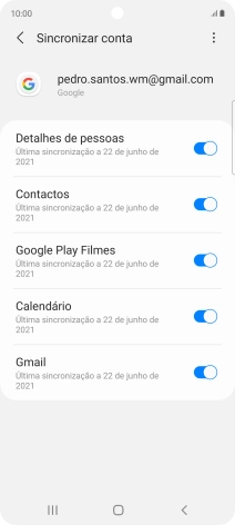 Prima a tecla de início para terminar e voltar ao ecrã inicial.