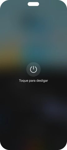 Prima Toque para desligar.