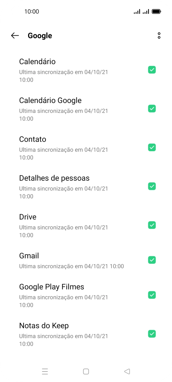 Prima a tecla de início para terminar e voltar ao ecrã inicial.