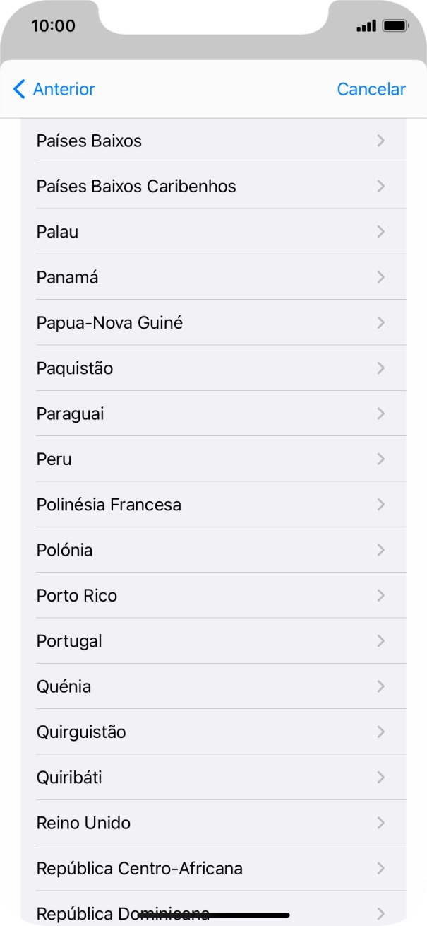 Prima o país pretendido.