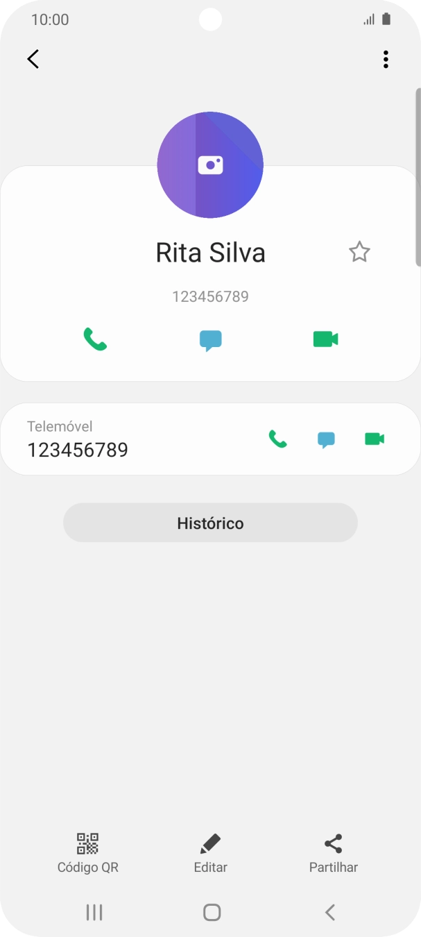 Prima a tecla de início para terminar e voltar ao ecrã inicial.
