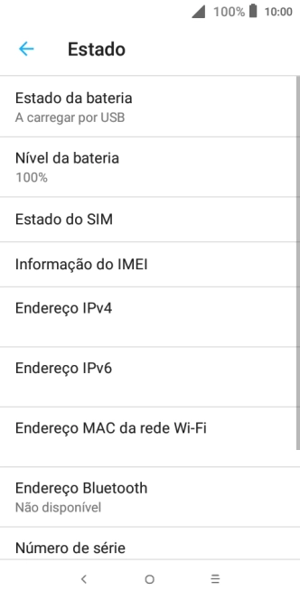 Prima Informação do IMEI.