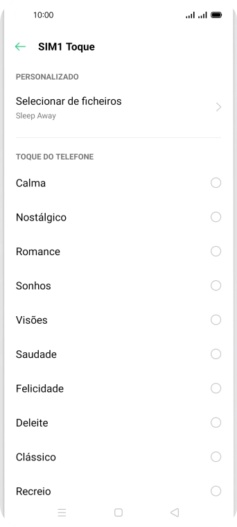 Prima a tecla de início para terminar e voltar ao ecrã inicial.