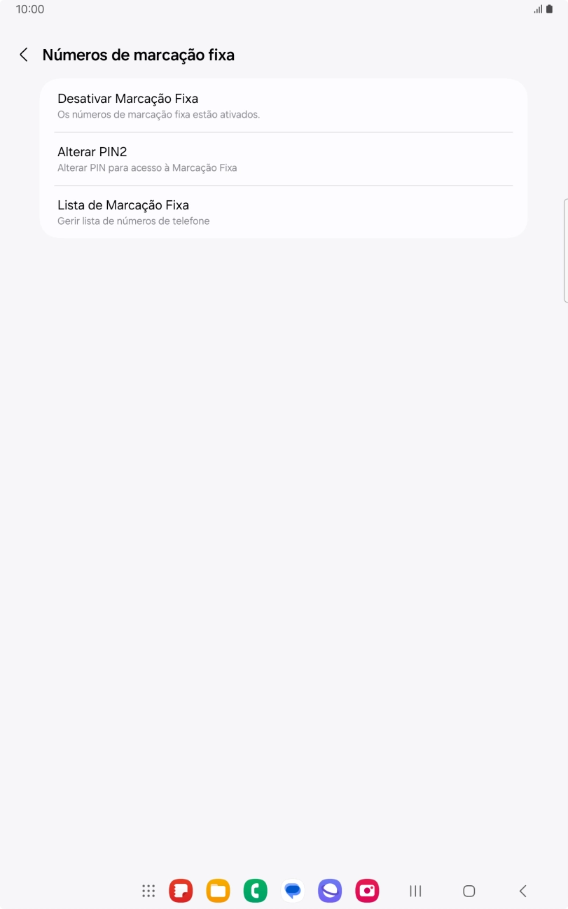 Prima Desativar Marcação Fixa.
