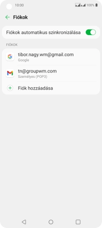 A befejezéshez, és ahhoz, hogy visszatérhess a főképernyőhöz, nyomd meg a főgombot.