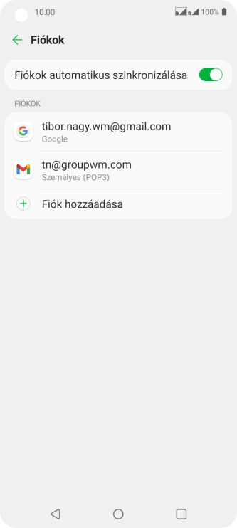 A befejezéshez, és ahhoz, hogy visszatérhess a főképernyőhöz, nyomd meg a főgombot.