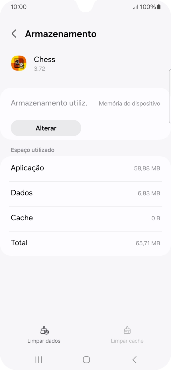 Prima a tecla de início para terminar e voltar ao ecrã inicial.