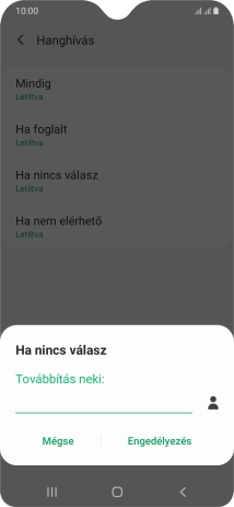Írd be a +36709090999 számot és válaszd az Engedélyezés lehetőséget.