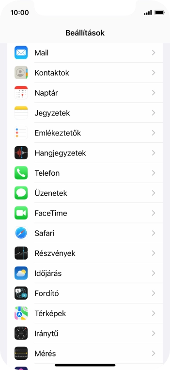 Válaszd a Telefon lehetőséget.