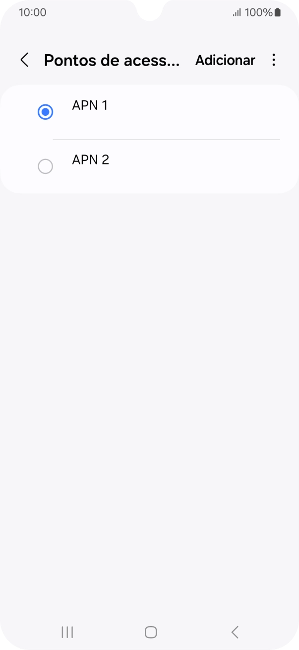 Prima o campo junto à ligação de dados para a ativar.