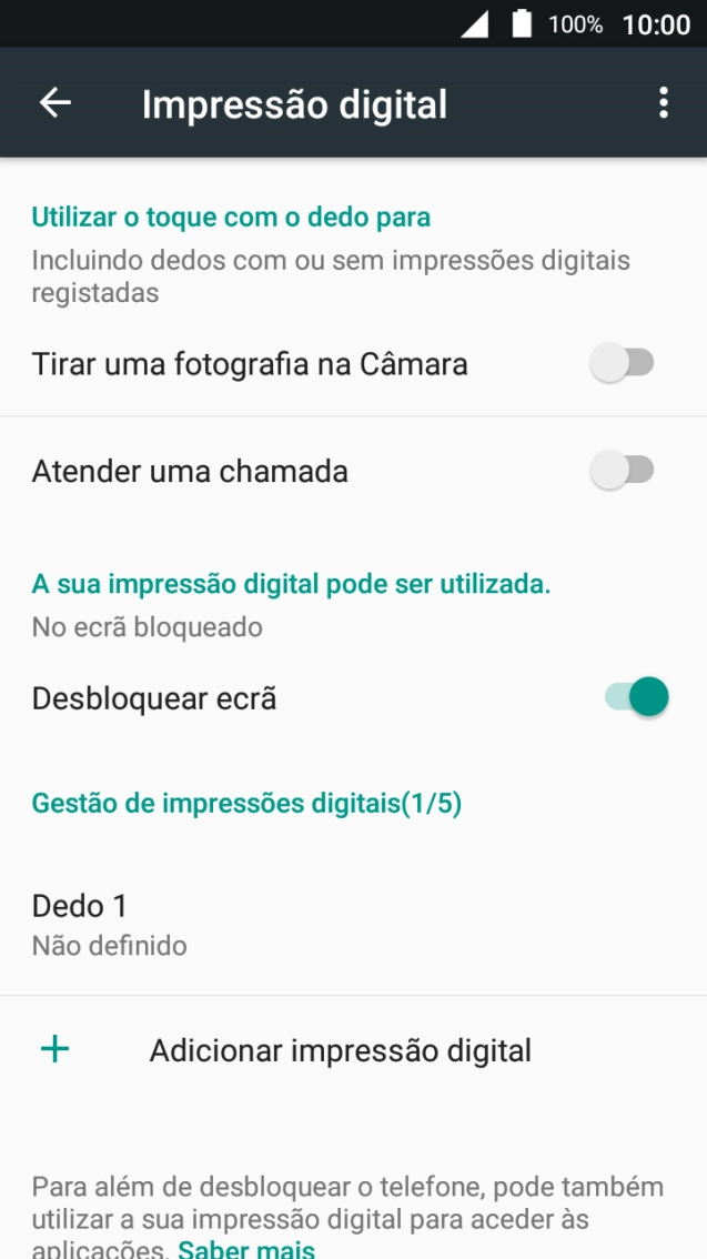Prima a tecla de retrocesso.