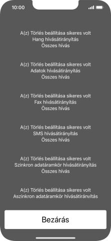 Válaszd a Bezárás lehetőséget.