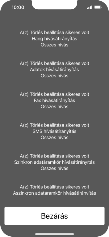 Válaszd a Bezárás lehetőséget.