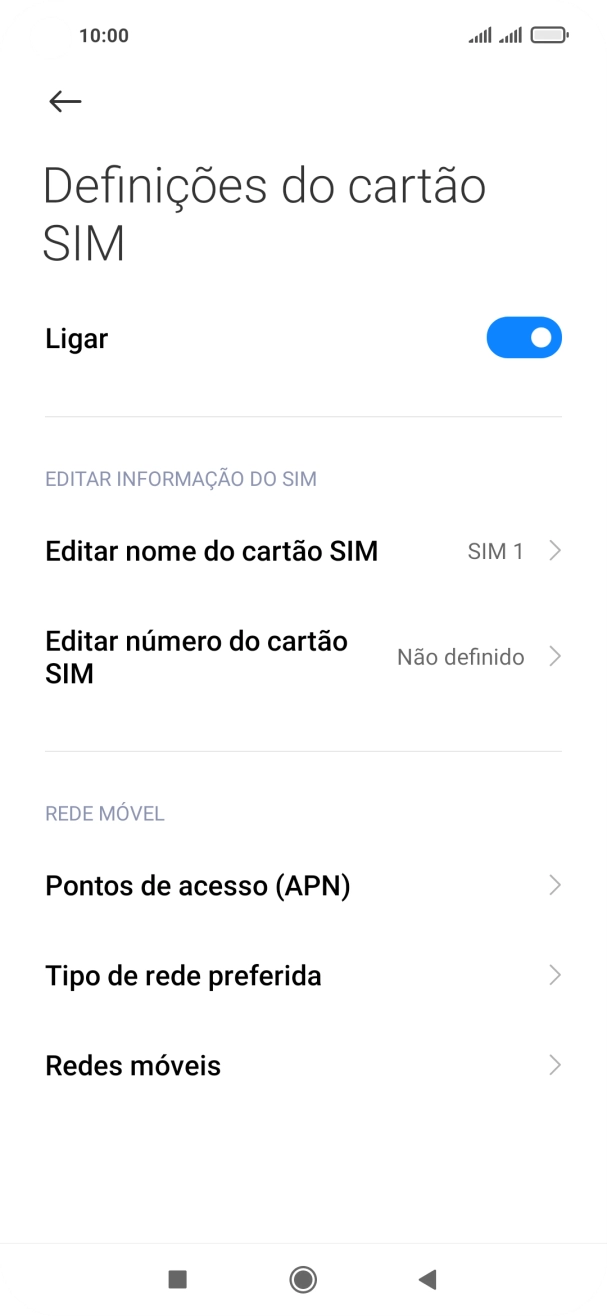 Prima Pontos de acesso (APN).