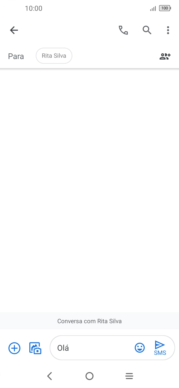 Prima o ícone de câmara.