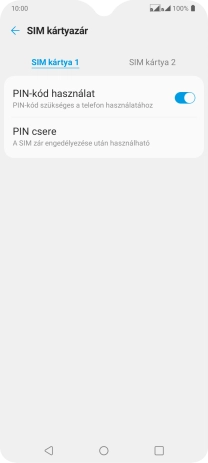 Kattints a kívánt SIM-kártyára.