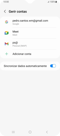 Prima a tecla de início para terminar e voltar ao ecrã inicial.