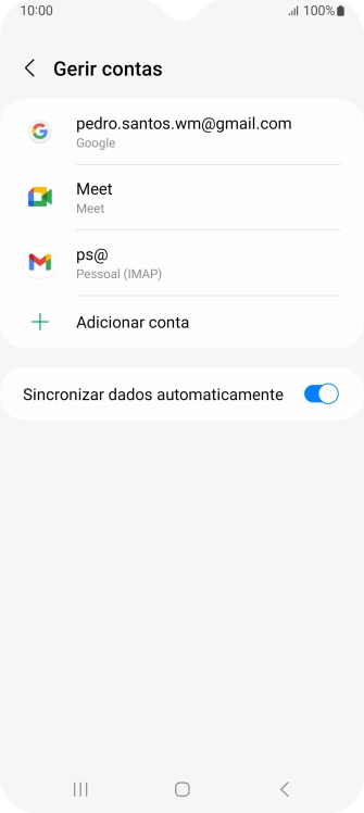 Prima a tecla de início para terminar e voltar ao ecrã inicial.