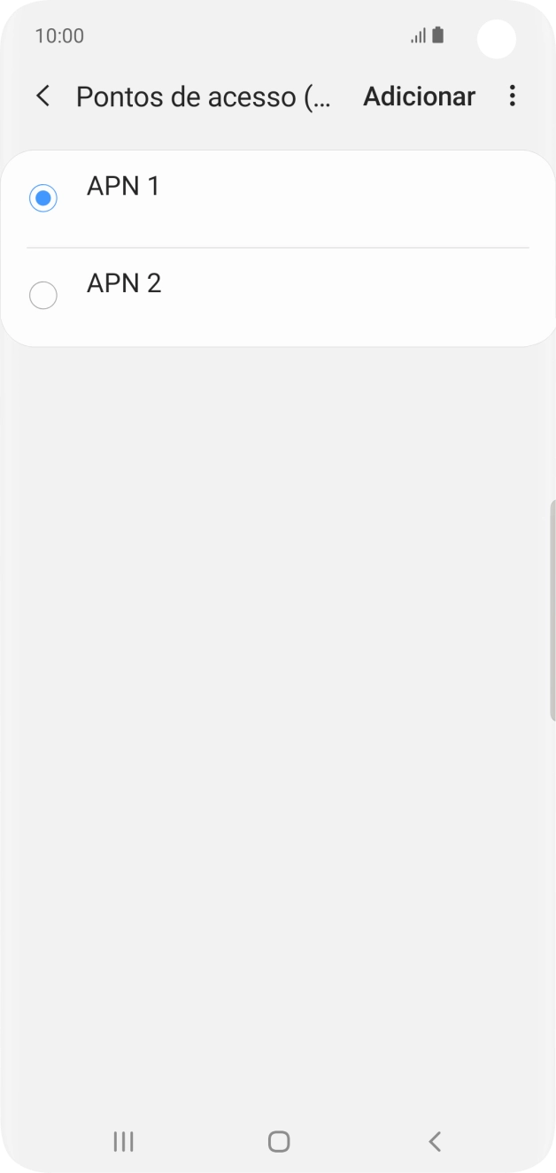 Prima o campo junto à ligação de dados para a ativar.