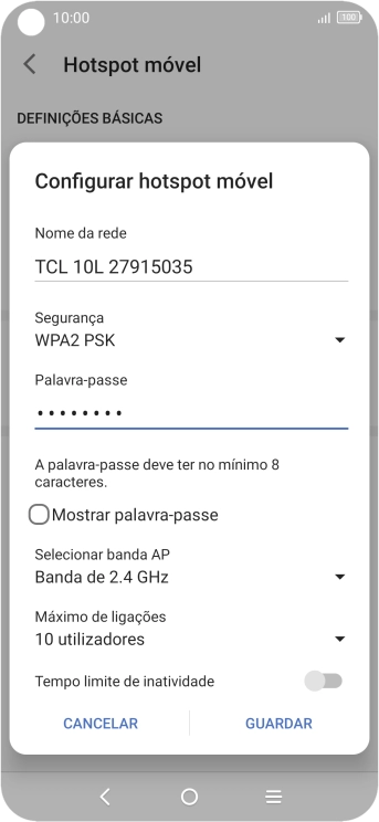 Prima GUARDAR.