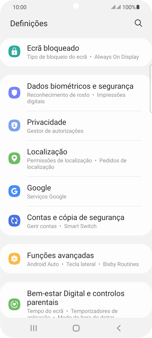 Prima Contas e cópia de segurança.