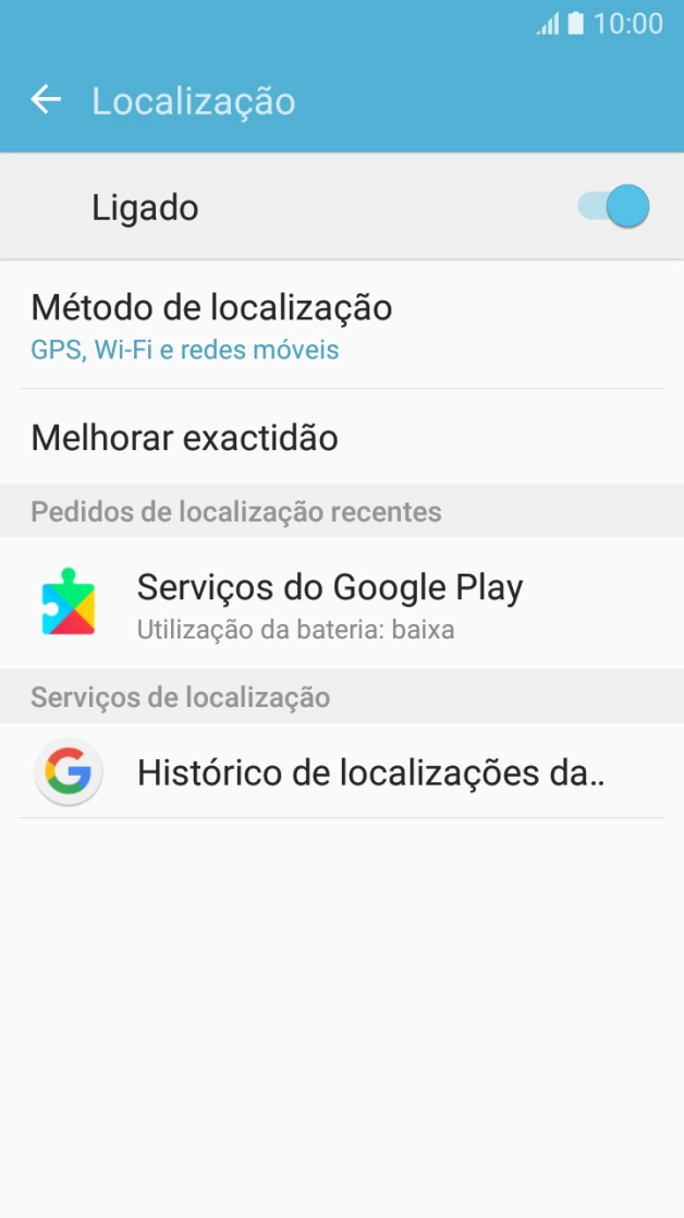 Prima Método de localização.