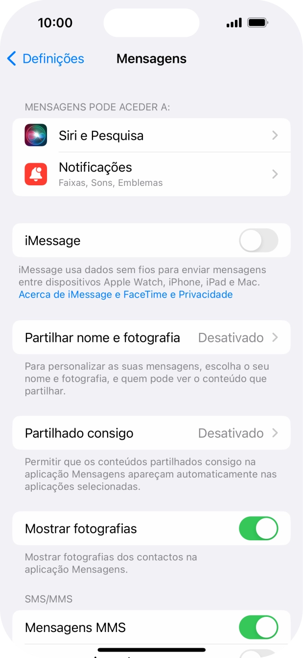 Para voltar ao ecrã inicial, deslize o dedo de baixo para cima a partir da base do ecrã.