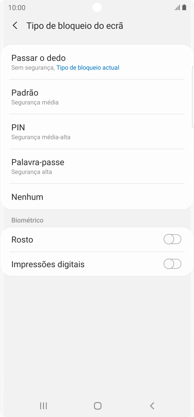 Prima Impressões digitais.
