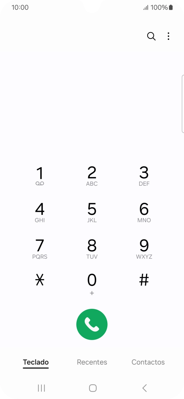 Prima o ícone de menu.
